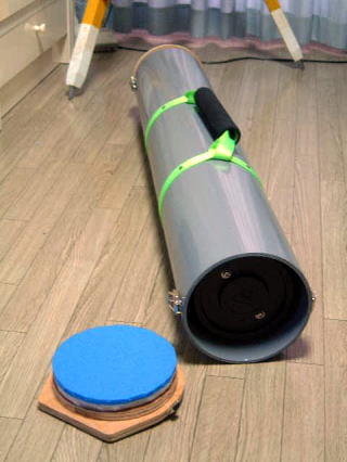 Carrying case made of chlorination vinyl pipe
