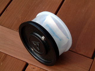 Objective lens cap with the silica gel