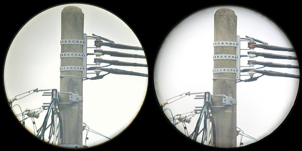 No Magnification focusing lens for Binobiewers
